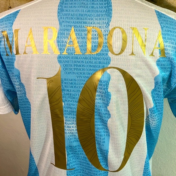 Adidas Argentina Maradona Rare Jersey Homage World Cup NWT🇦🇷⚽️🏆 - Picture 9 of 15